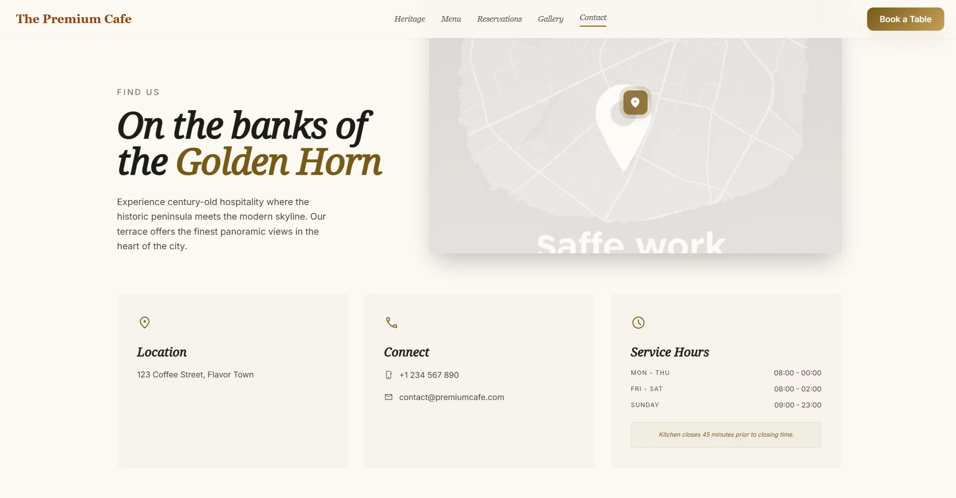 The Premium Cafe – Modern Cafe Website & Admin Panel - 5