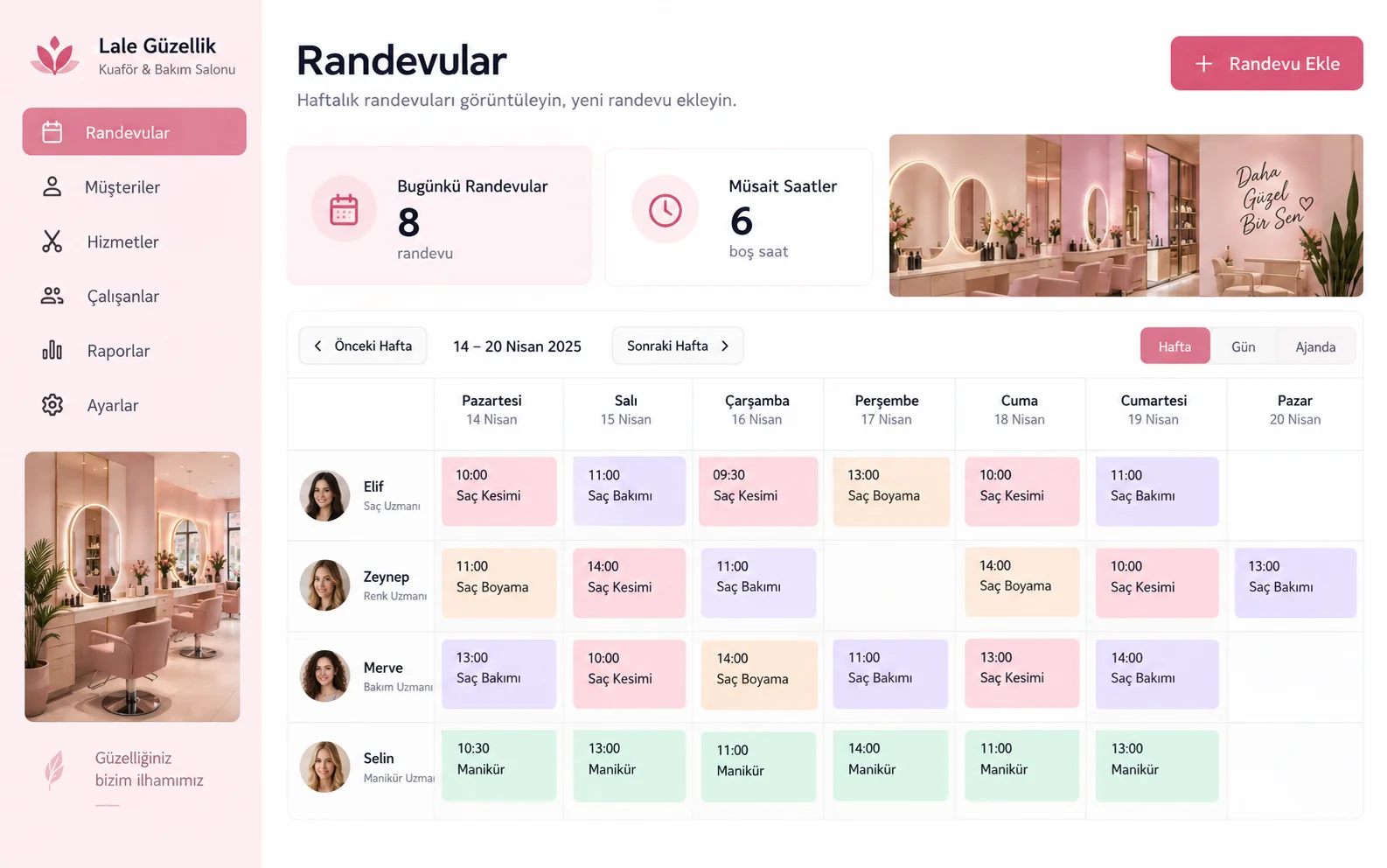Salon Booking & Customer Management System