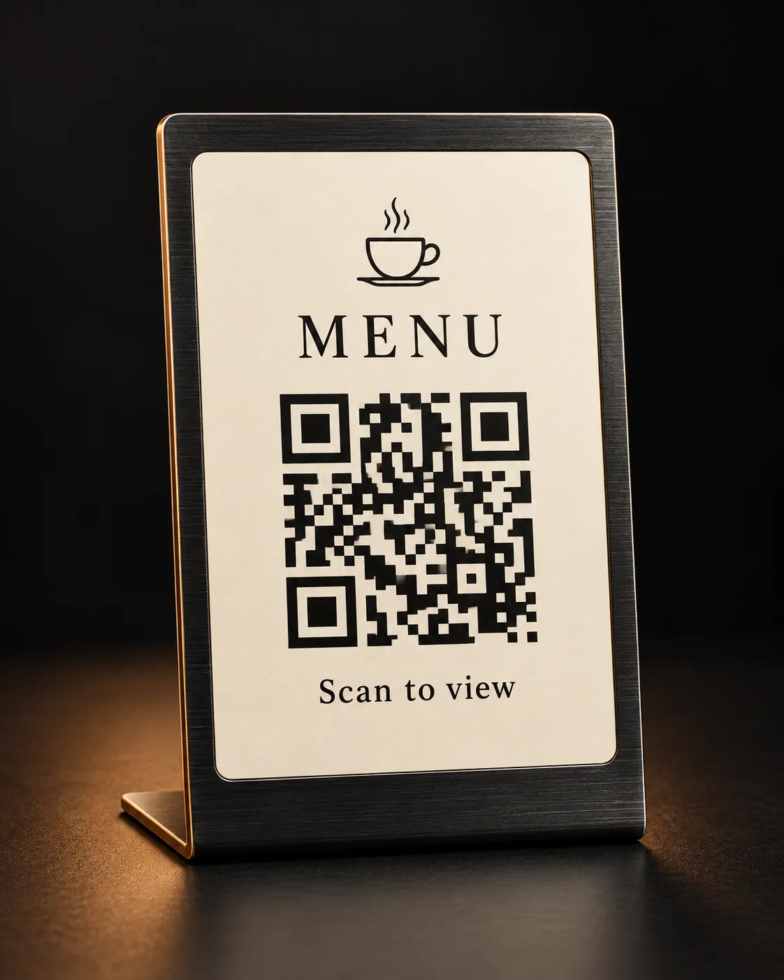 Printed Metal QR Stand