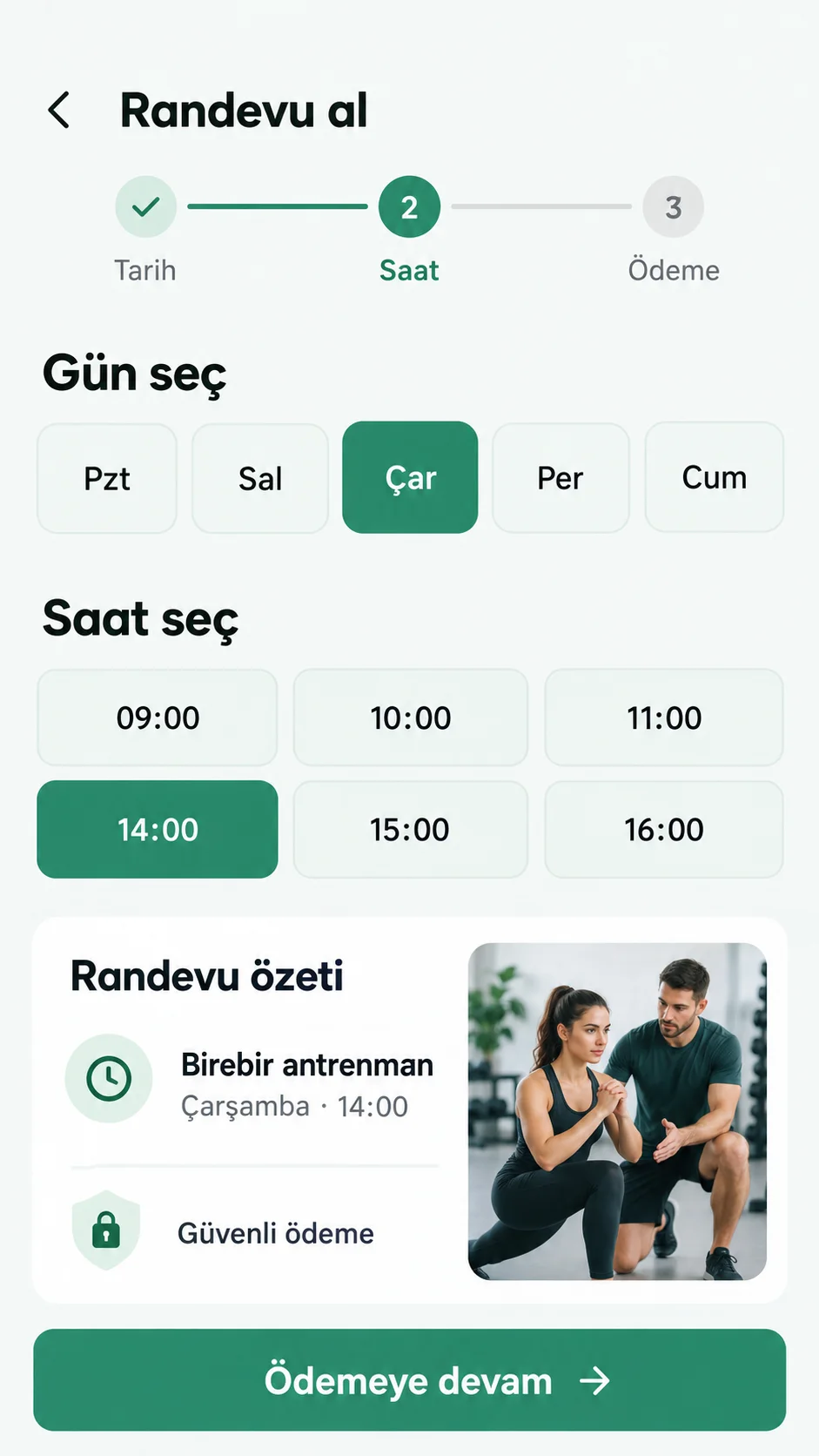 Online Booking and Payment