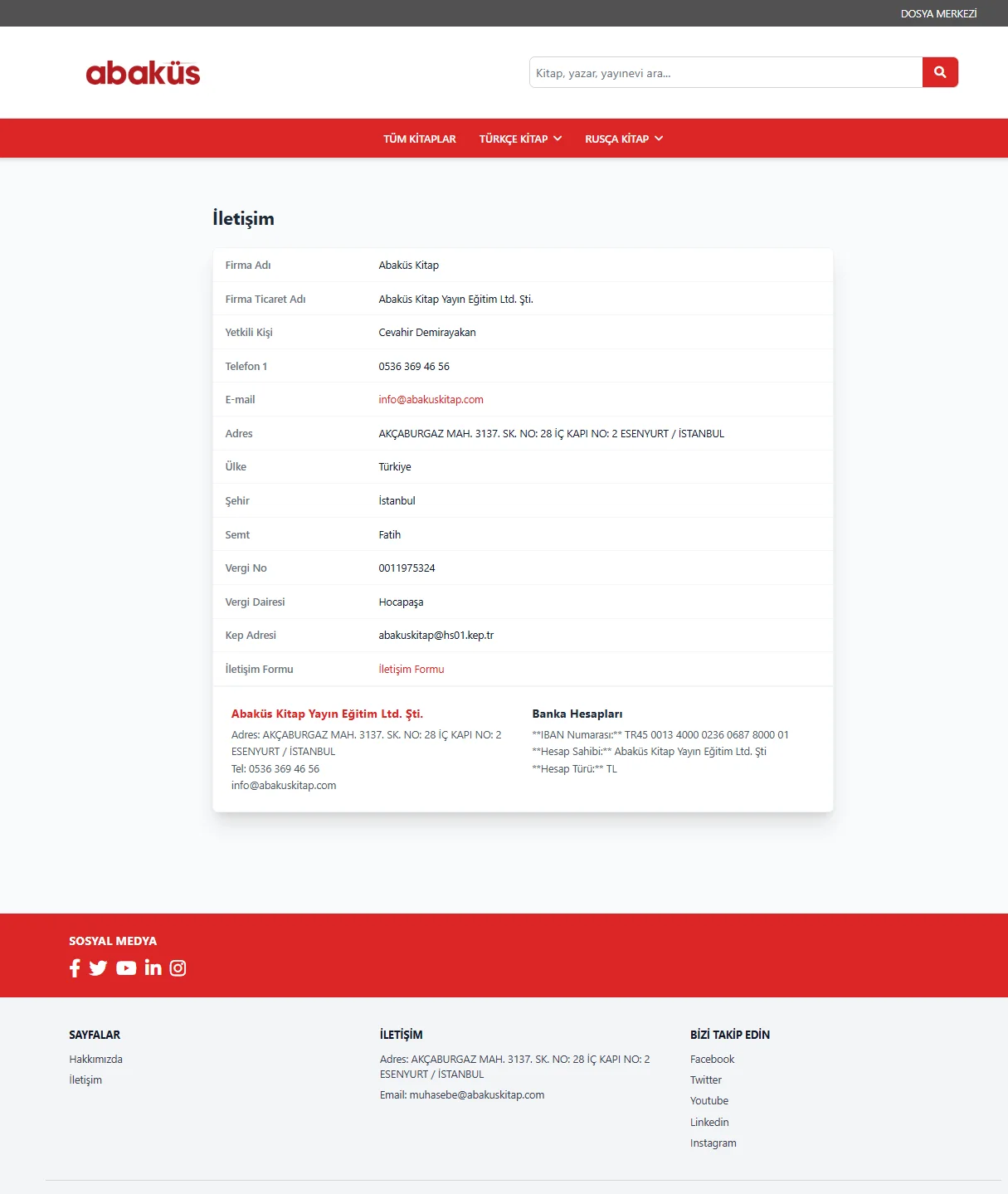 Abaküs Kitap Publishing Corporate Website - 3