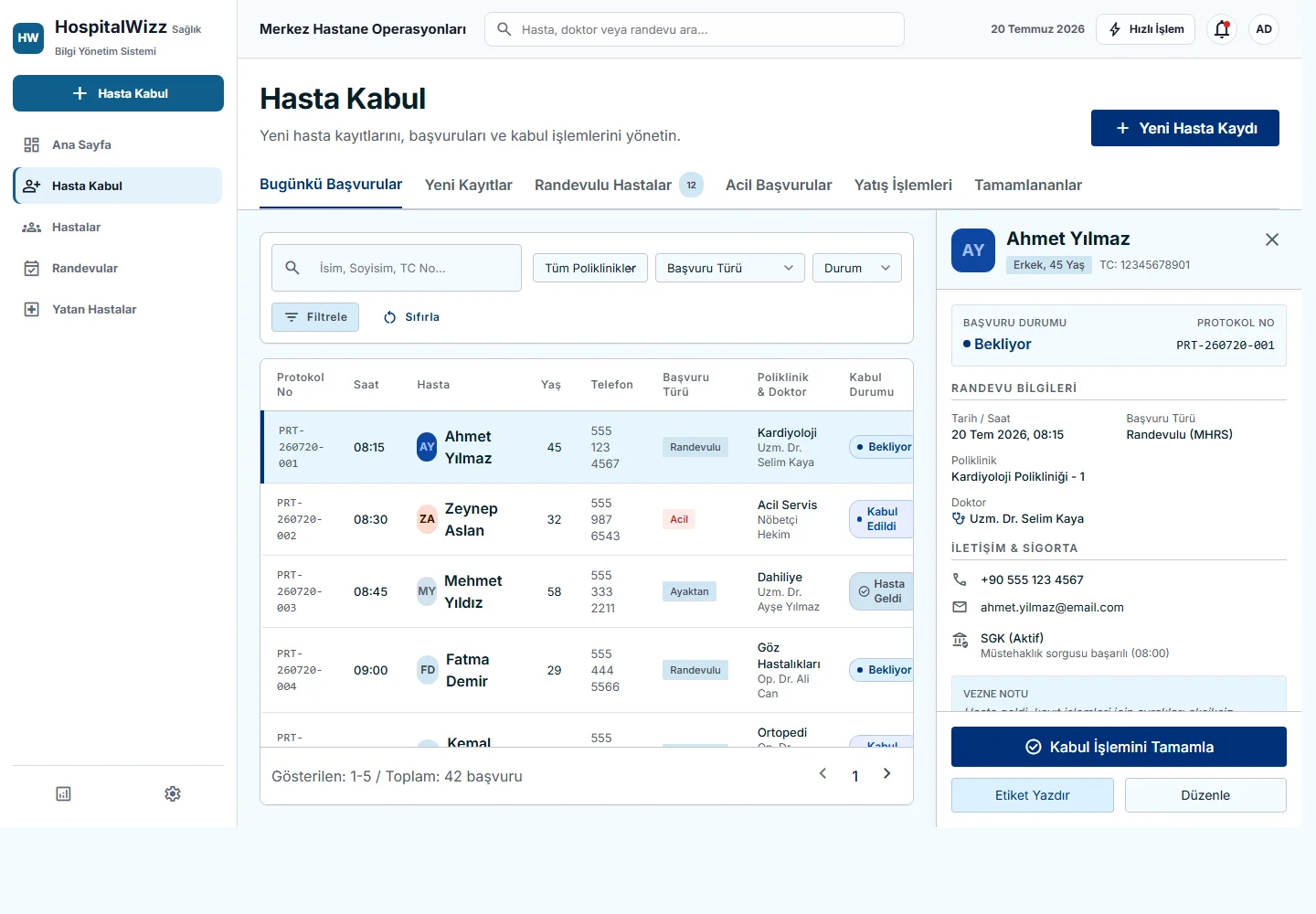 HospitalWizz - Hospital Operations and Patient Intake System - 2