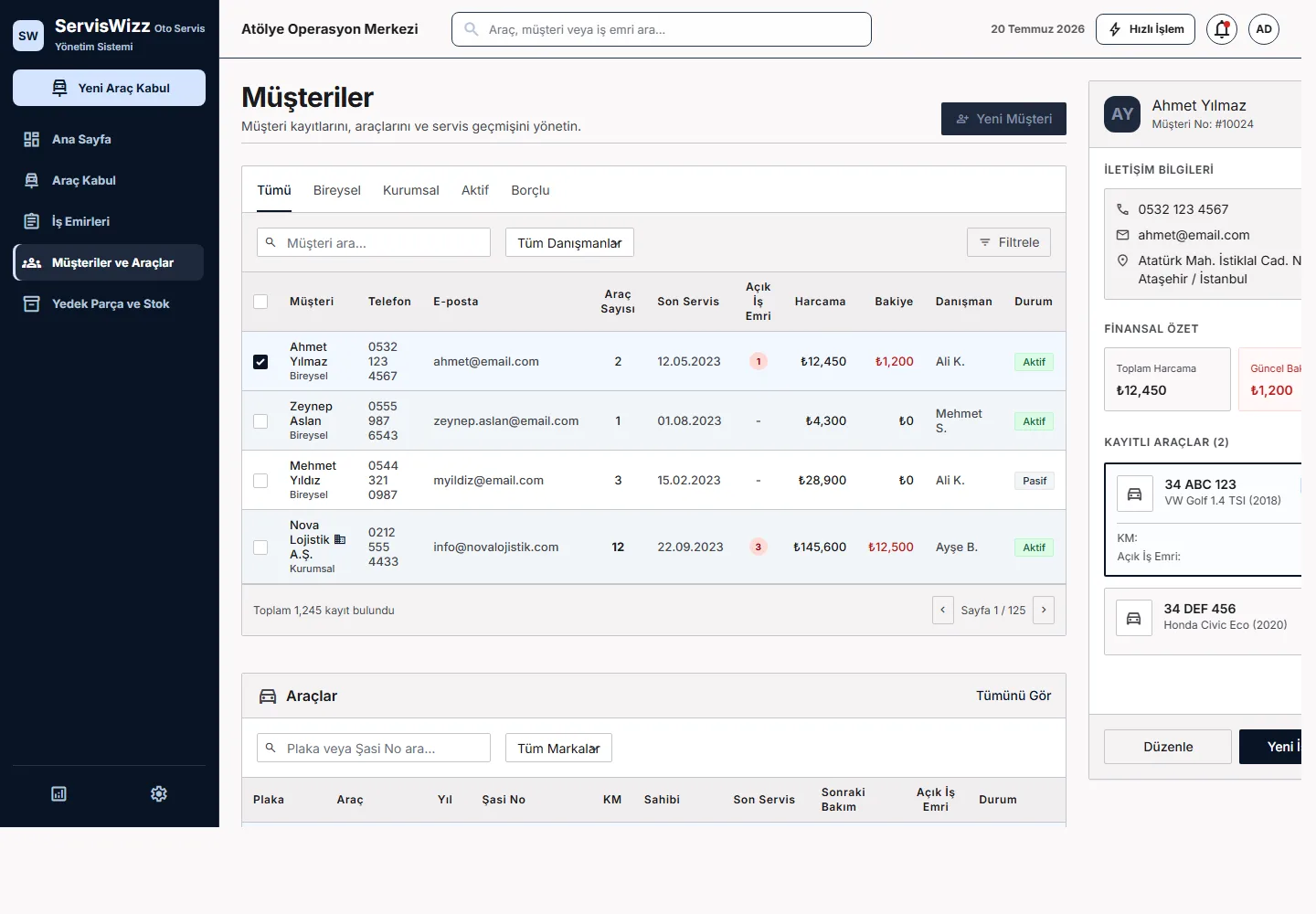 ServisWizz - Auto Service Work Order and Stock Tracking System - 4